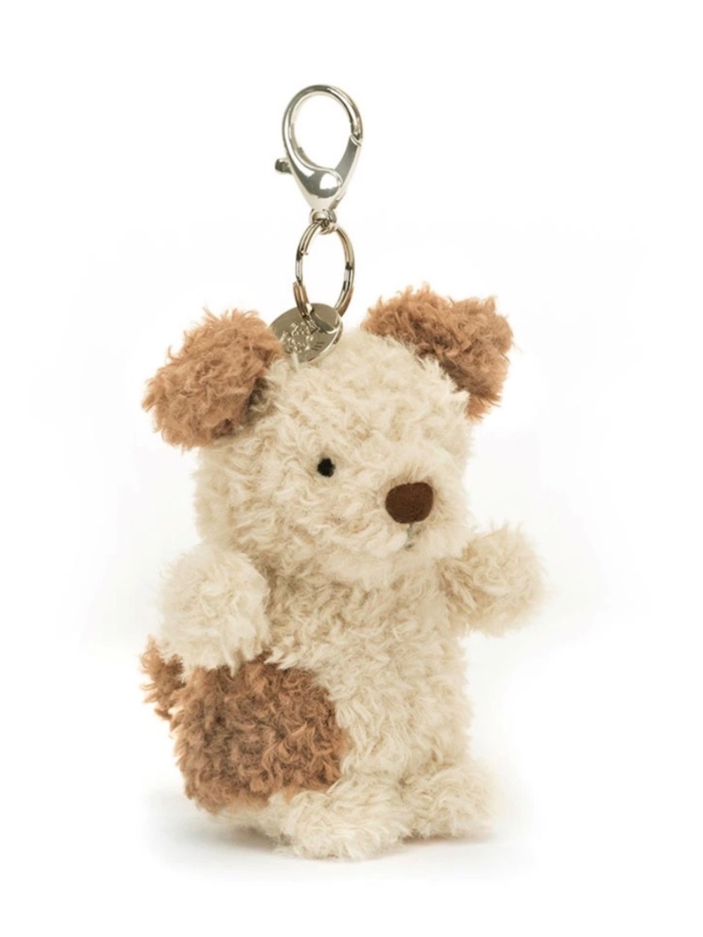 NWT Jellycat Little Pup Bag Charm Keychain Plush Plushie